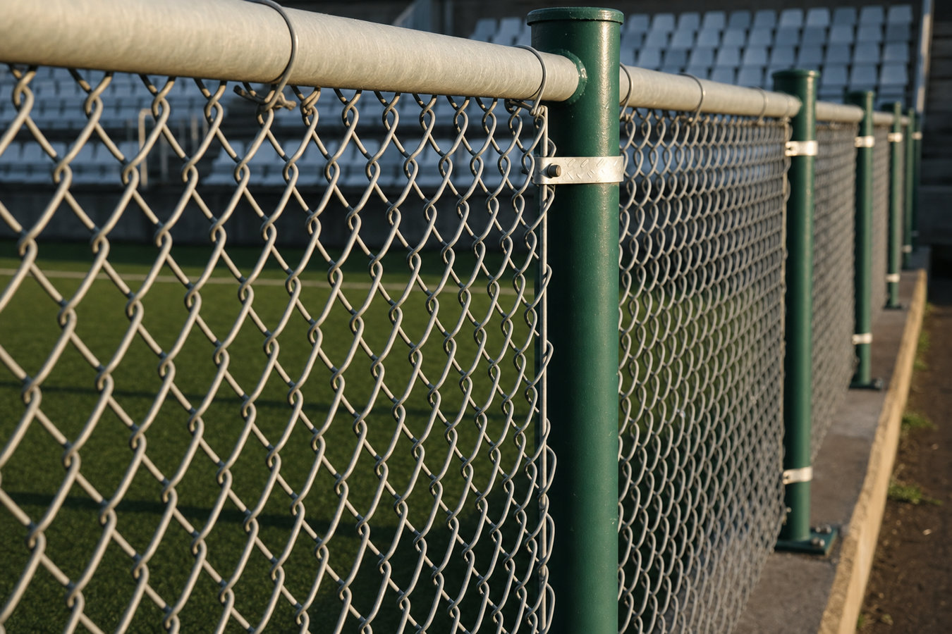 Security fence installation